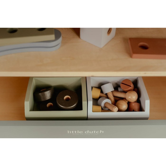 Banc de lucru din lemn FSC - Blue - Little Dutch Banc de lucru din lemn FSC - Blue - Little Dutch