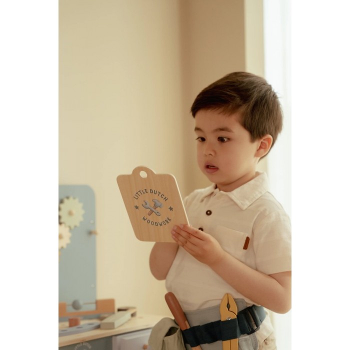 Banc de lucru din lemn FSC - Blue - Little Dutch Banc de lucru din lemn FSC - Blue - Little Dutch