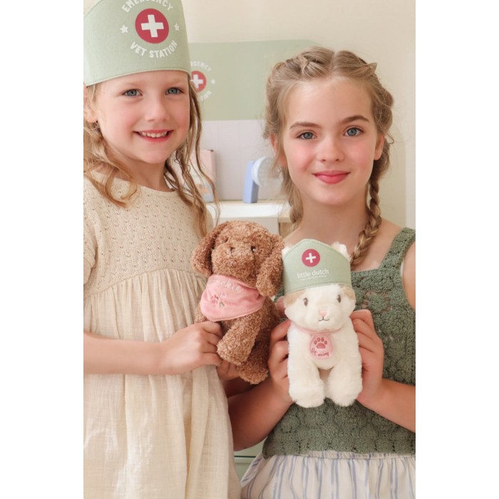 Cabinet veterinar cu accesorii din lemn FSC - Green - Little Dutch Cabinet veterinar cu accesorii din lemn FSC - Green - Little Dutch