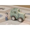 Tractor din lemn FSC cu fermier - Green - Little Dutch