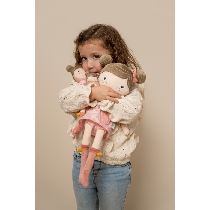 Papusa textila - Rosa - 50 cm - Little Dutch