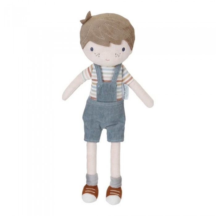 Papusa textila - Jim - 50 cm - Colectia Vintage Sunny Stripes - Little Dutch