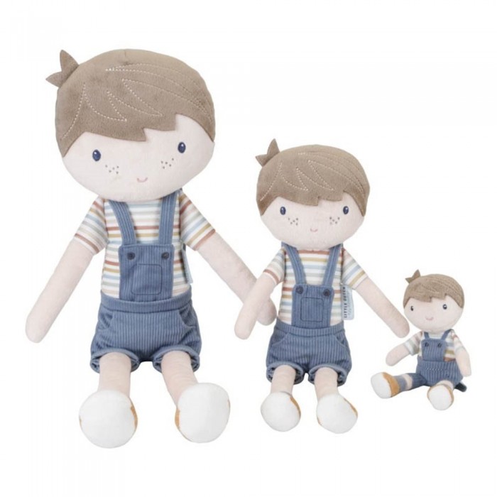 Papusa textila - Jim - 50 cm - Colectia Vintage Sunny Stripes - Little Dutch