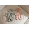 Hainute pentru papusi - Green Check - Little Dutch