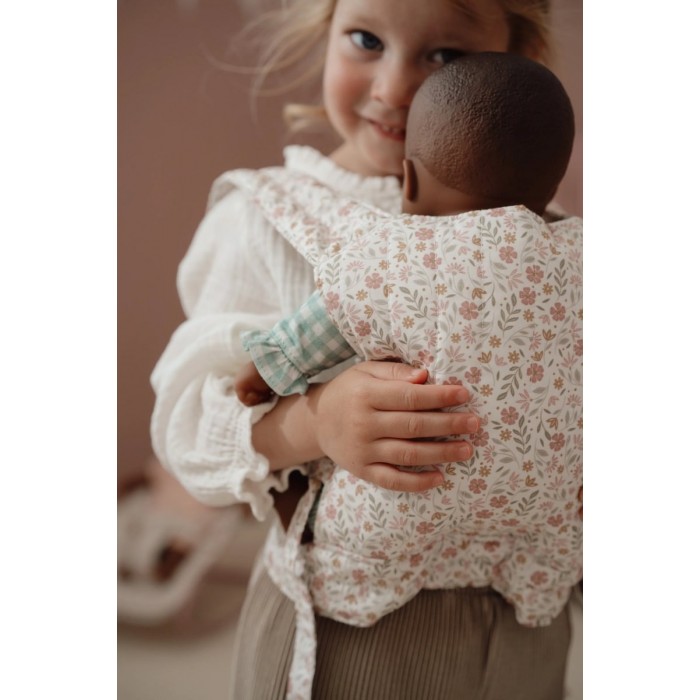 Marsupiu pentru papusi - Soft Flowers - Little Dutch Marsupiu pentru papusi - Soft Flowers - Little Dutch