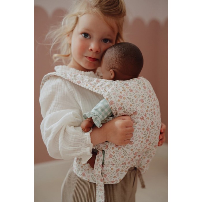 Marsupiu pentru papusi - Soft Flowers - Little Dutch Marsupiu pentru papusi - Soft Flowers - Little Dutch