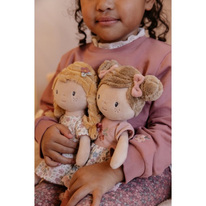 Papusa textila certificata GRS -  Rosa - Little Dutch