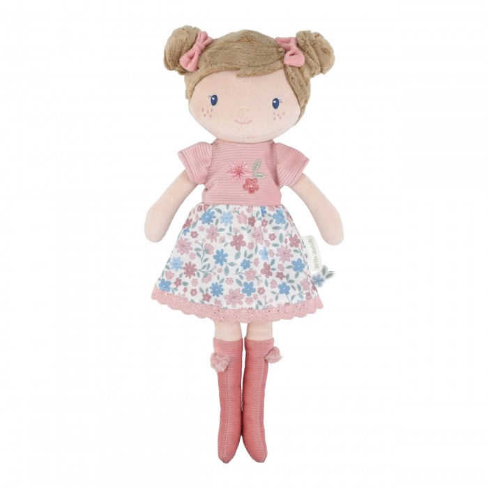 Papusa textila certificata GRS -  Rosa - Little Dutch