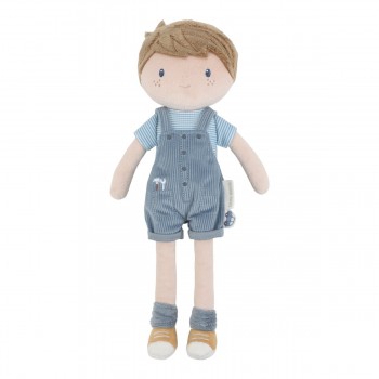 Papusa textila certificata GRS - Jim - 35 cm - Little Dutch