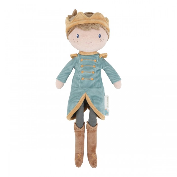 Papusa textila certificata GRS - Prince Jim - 35 cm - Little Dutch