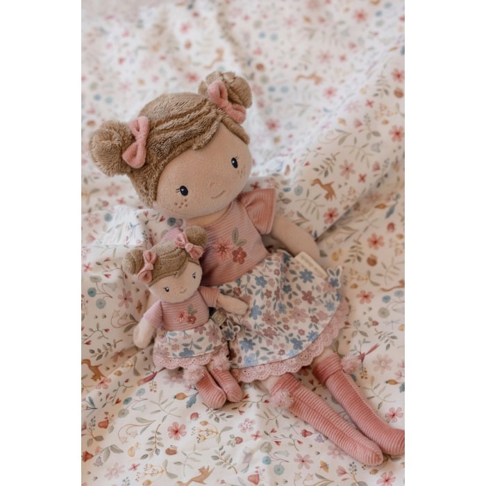 Papusa textila - Mini Rosa - 10 cm - Little Dutch