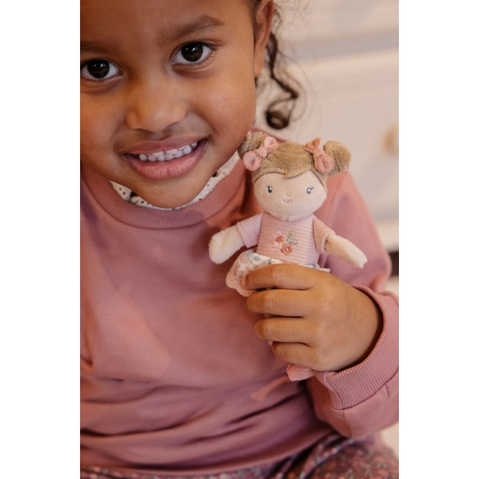 Papusa textila - Mini Rosa - 10 cm - Little Dutch