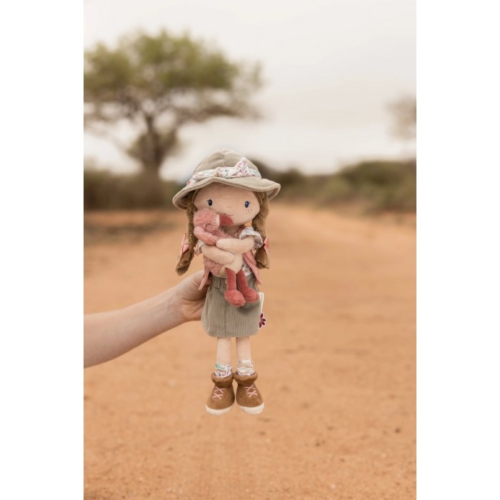 Papusa textila - Safari Friends - Ranger Rosa - Little Dutch