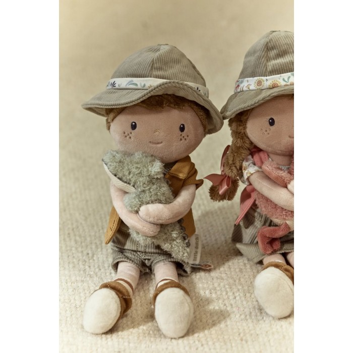 Papusa textila - Safari Friends - Ranger Jim - Little Dutch