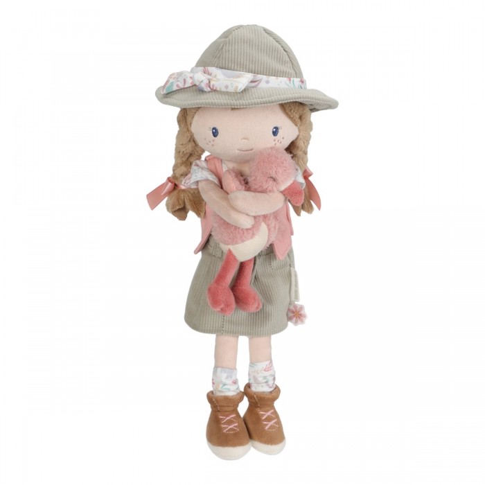 Papusa textila - Safari Friends - Ranger Rosa - Little Dutch