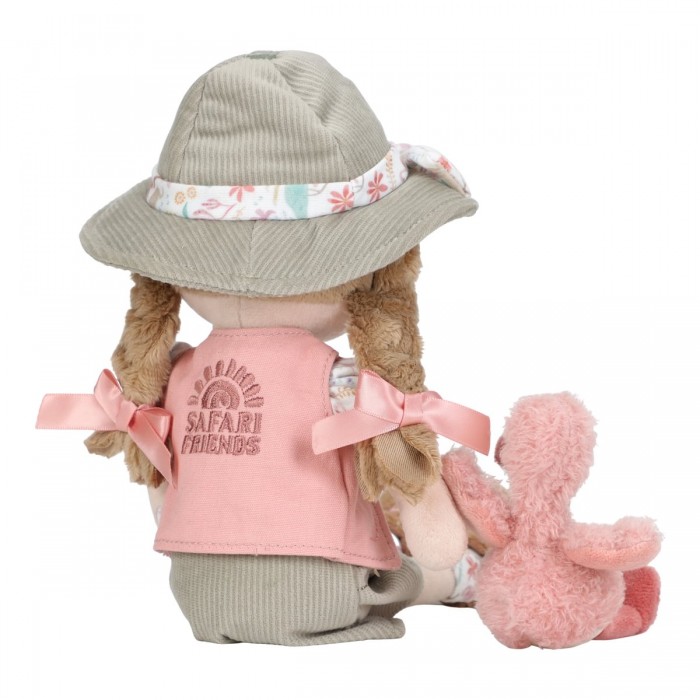 Papusa textila - Safari Friends - Ranger Rosa - Little Dutch