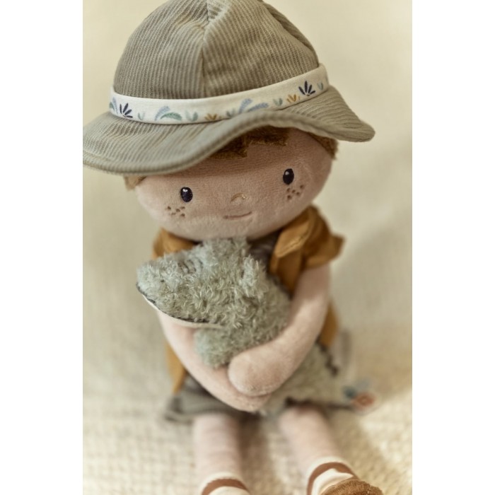 Papusa textila - Safari Friends - Ranger Jim - Little Dutch