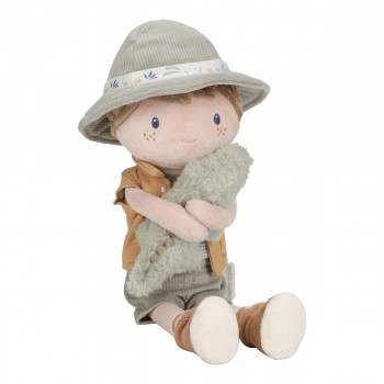 Papusa textila - Safari Friends - Ranger Jim - Little Dutch