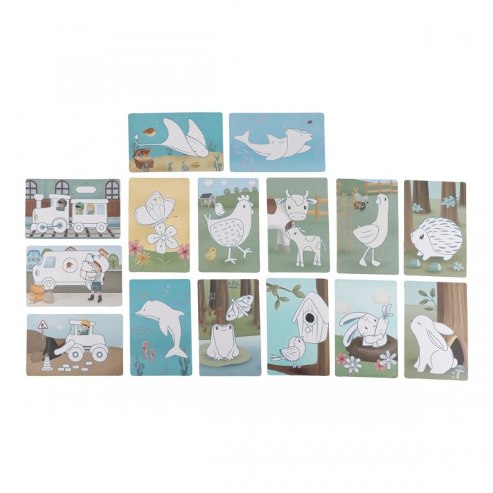 Tableta magica - Forest Friends - Blue - Little Dutch