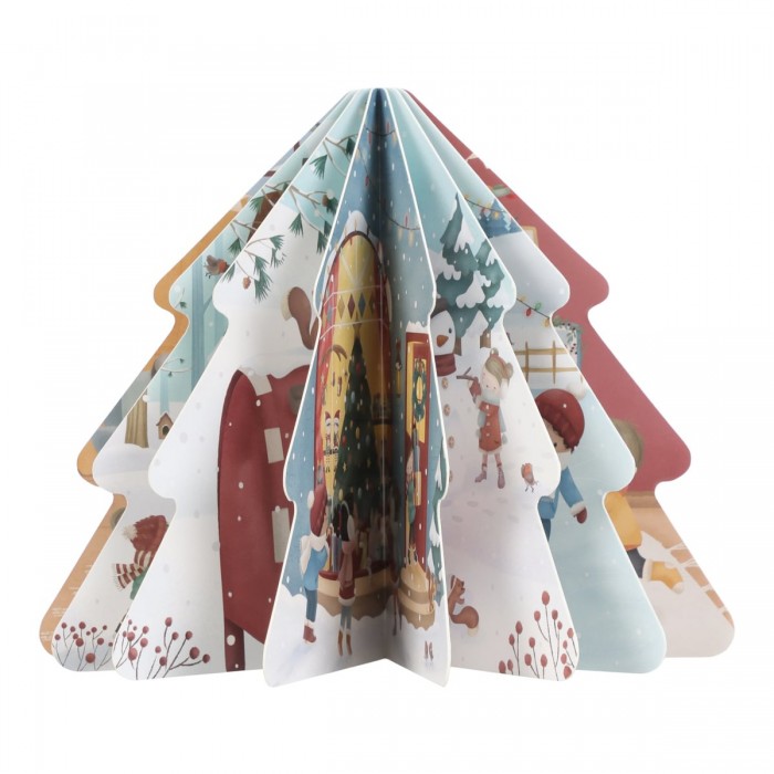 Set cadou pentru Craciun - Carte si papusa - Little Dutch