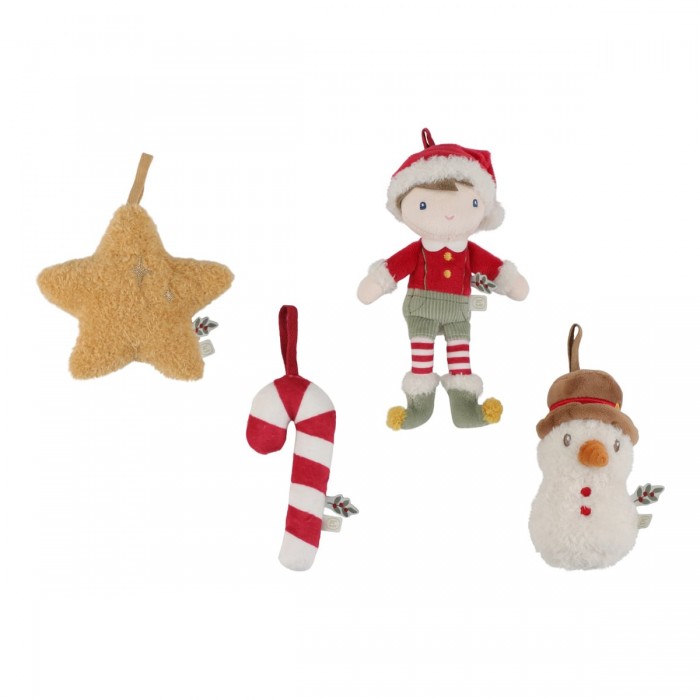 Decoratiune pentru brad - Set 4 bucati - Jim - Little Dutch