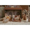 Figurine din lemn FSC in cutie portabila - Scena Nasterii de Craciun - Little Dutch