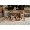 Figurine din lemn FSC in cutie portabila - Scena Nasterii de Craciun - Little Dutch