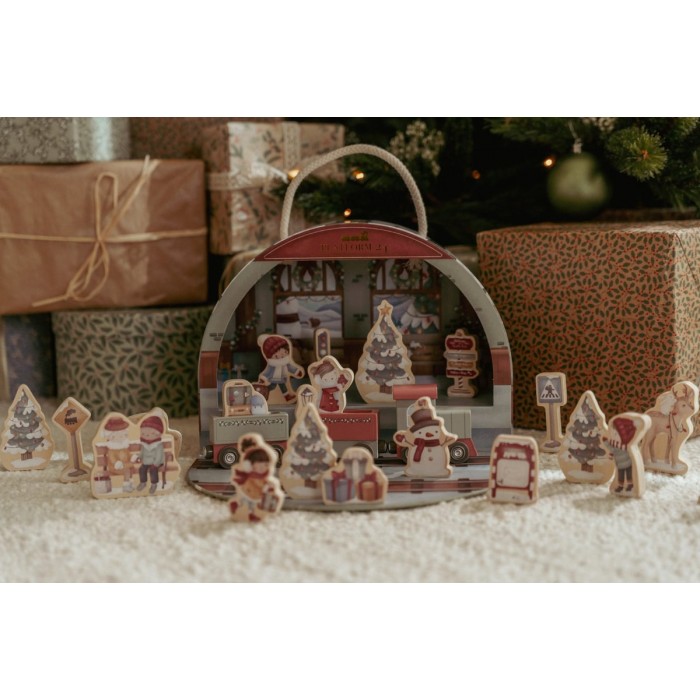 Calendar de Advent  - Gara si trenulet - Little Dutch