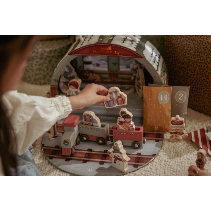 Calendar de Advent  - Gara si trenulet - Little Dutch