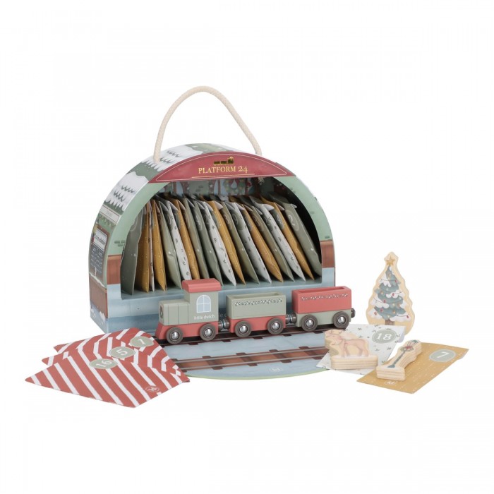 Calendar de Advent  - Gara si trenulet - Little Dutch