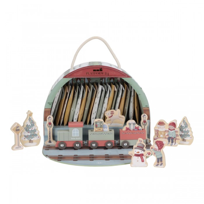 Calendar de Advent  - Gara si trenulet - Little Dutch