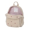 Rucsac pentru copii din material teddy - Sand - Fairy Garden - Little Dutch