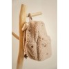 Rucsac pentru copii din material teddy - Taupe - Forest Friends - Little Dutch