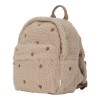 Rucsac pentru copii din material teddy - Taupe - Forest Friends - Little Dutch