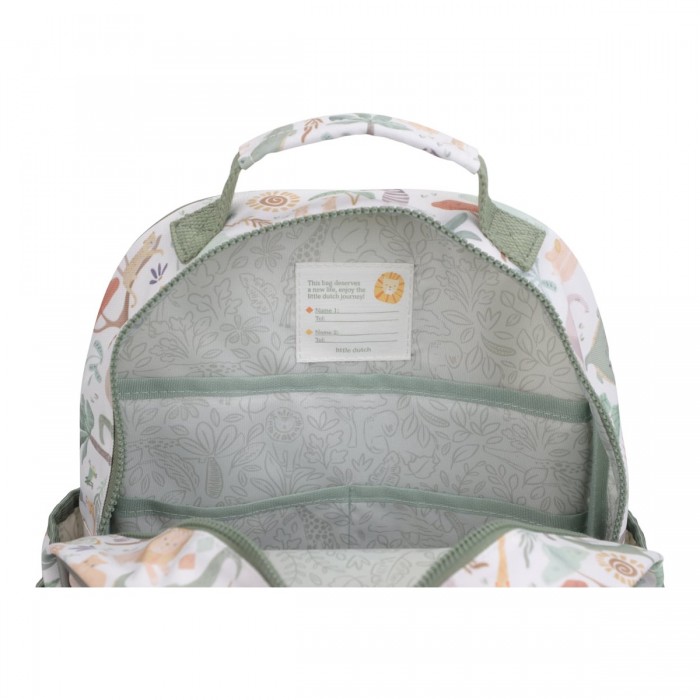 Rucsac pentru copii - Safari Friends - White - Little Dutch