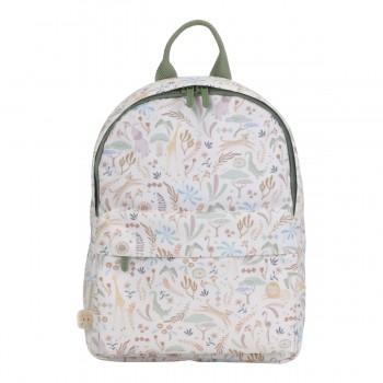 Rucsac pentru copii - Safari Friends - 29 cm - White - Little Dutch