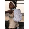 Rucsac pentru copii - Safari Friends - 29 cm - White - Little Dutch