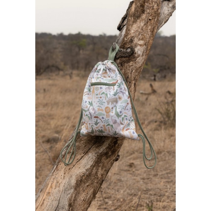 Rucsac pentru echipamentul de sport - Safari Friends - Little Dutch