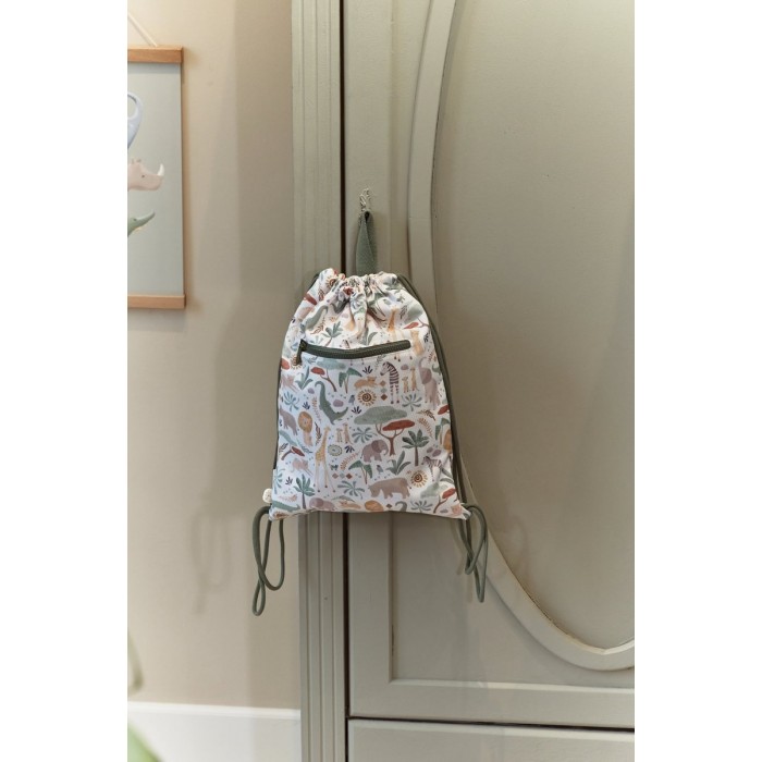 Rucsac pentru echipamentul de sport - Safari Friends - Little Dutch