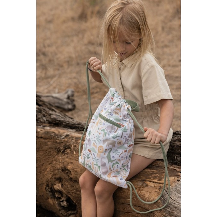 Rucsac pentru echipamentul de sport - Safari Friends - Little Dutch