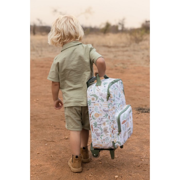 Troler / Valiza pentru copii - Safari Friends - Little Dutch