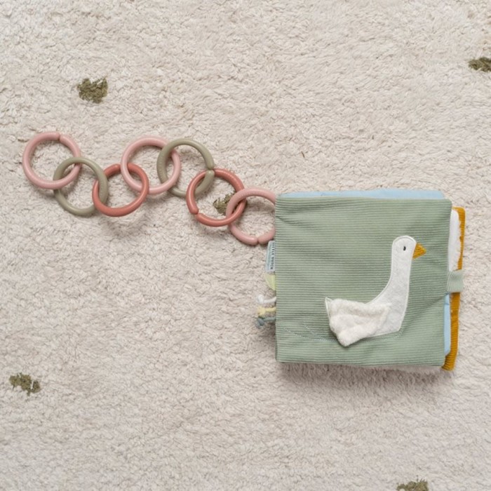 Set 12 inele pentru jucarii - Baby Bunny - Little Dutch
