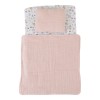 Carucior vintage din lemn FSC cu papusa bebelus Rosa inclusa - Little Dutch