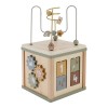 Jucarie din lemn FSC - Cub cu Activitati - Little Farm - Little Dutch