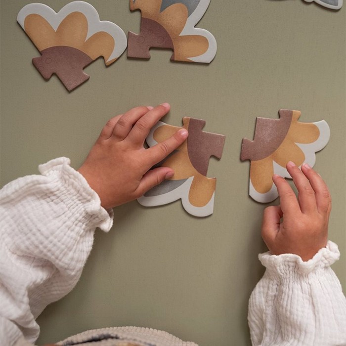 Puzzle 6 in 1 din carton FSC - Little Farm - Little Dutch