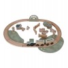Trenulet cu sine din lemn si accesorii - Little Farm - Little Dutch