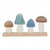 Jucarie din lemn FSC pentru stivuire - Ciupercute - Forest Friends - Little Dutch