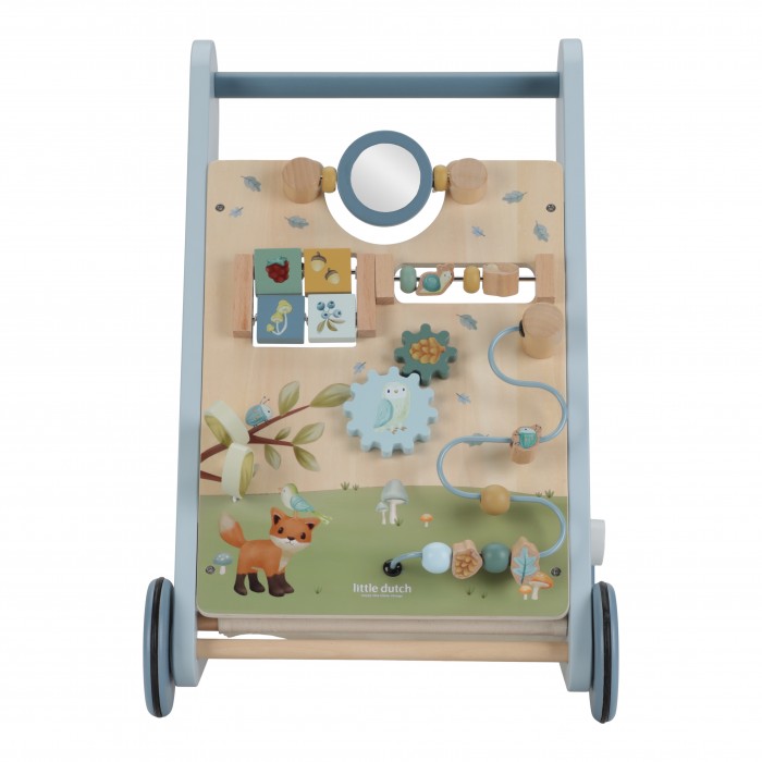 Antemergator/Premergator din lemn FSC cu activitati - Forest Friends - Little Dutch
