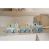 Trenulet din lemn FSC pentru stivuire - Forest Friends - Little Dutch