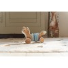 Jucarie din lemn FSC cu roti si snur pentru tras - Vulpe - Forest Friends - Little Dutch